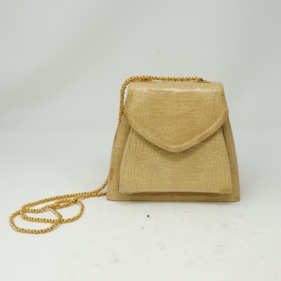 gold lame pocketbook